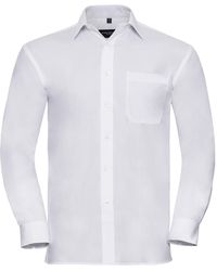 Russell - Long Sleeve Pure Cotton Work Shirt - Lyst