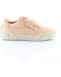 Puma cali trainers cream tan deals