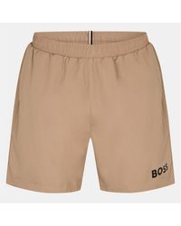 BOSS - Dolphin Elasticated Waistband Swim Short - Lyst