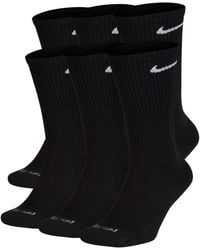 Nike - Everyday Plus Cushioned Training Crew Socks (6 Pairs) Cotton - Lyst