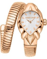Roberto Cavalli - Snake Stainless Steel Watch - Lyst