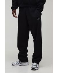 BoohooMAN - Essential Baggy Script Jogger - Lyst