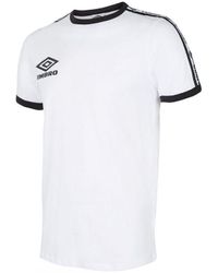 Umbro - Short Sleeve Crew Neck Ringer T-Shirt 65801U 13U Cotton - Lyst