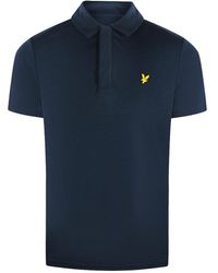 Lyle & Scott - Textured Polo Shirt Cotton - Lyst