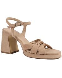 Jones Bootmaker - Gloriana Block Heel Leather Buckled Sandals - Lyst