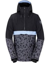 Dare 2b - Ladies Snowburst Leopard Print Overhead Ski Jacket /Ebony) - Lyst