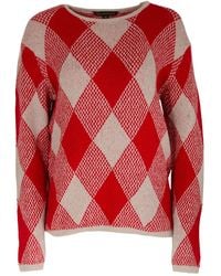 love knitwear - Diamond Knit Jumper - Lyst