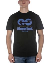 DIESEL - T-Shirt T-Just E18 Cotton - Lyst