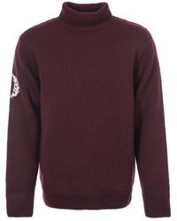 Fred Perry - Laurel Wreath Roll Neck Jumper - Lyst