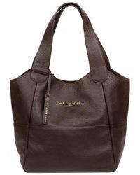 Pure Luxuries - 'Freer' Leather Tote Bag - Lyst