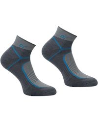Regatta - Ladies Trail Merino Mix Ankle Socks (Dark Steel/Storm) - Lyst