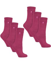 Heat Holders - 6 Pairs Ladies Original Thick Winter Thermal Socks - Lyst