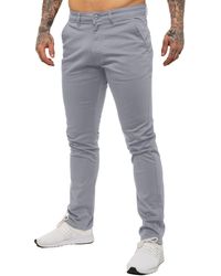 Enzo - Slim Fit Stretch Chinos - Lyst