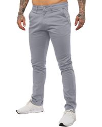 Enzo - Slim Fit Stretch Chinos - Lyst