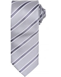 PREMIER - Waffle Stripe Formal Business Tie /Dark) - Lyst