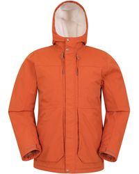 Mountain Warehouse - 'Coastline' Borg Lined Jacket Waterproof Breathable Coat Polyamide - Lyst