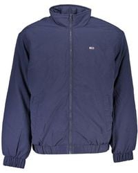 Tommy Hilfiger - Jassen ,Blauw ,Blauwe Polyamide Jas - Lyst