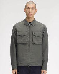 Fred Perry - Ripstop Pocket Overshirt - Lyst