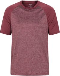 Mountain Warehouse - 'Agra' Isocool Striped Tee Sun Protection Comfy Sports T-Shirt Polyamide - Lyst