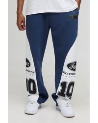 BoohooMAN - Relaxed Moto High Gusset Jogger - Lyst