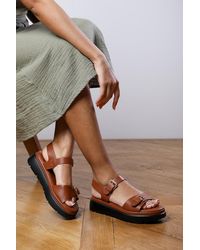 Where's That From - Wheres 'Andrea' Chunky Buckle Strap Sandal - Lyst