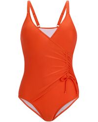 Regatta - Ladies Baylenne Plain One Piece Swimsuit (Tangerine Tango) - Lyst