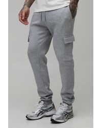 BoohooMAN - Tall Basic Skinny Fit Cargo Jogger - Lyst
