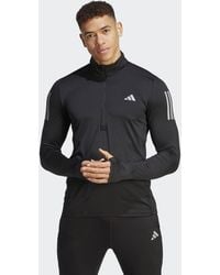 adidas Originals - Own The Run 1/4 Zip Long Sleeve Sweatshirt - Lyst