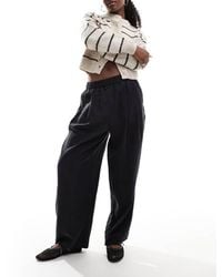 ASOS - Premium Casual Pull On Trousers With Pleat Detail - Lyst