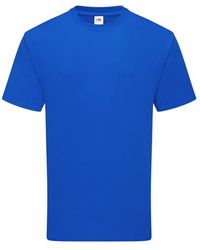 Fruit Of The Loom - T-Shirt Für Herren/Damen (Königsblau) - Lyst
