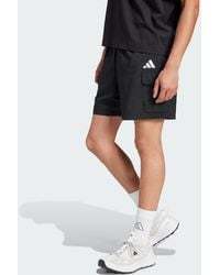 adidas - Essentials Small Logo Cargo Chelsea Shorts - Lyst
