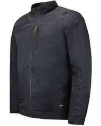 Oakley - City Performance Long Sleeve Zip Up Bomber Jacket 412423 02E Cotton - Lyst