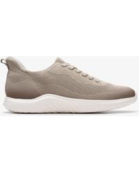 Clarks - Nova Lace Sage Trainers - Lyst