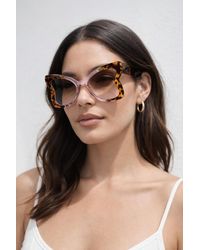 SVNX - Oversized Butterfly Sunglasses - Lyst