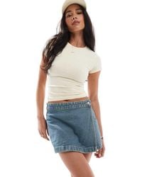 Cotton On - Asymmetric Wrap Skort - Lyst