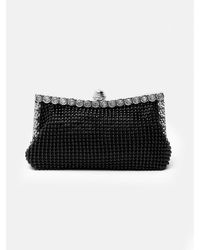 Where's That From - Caroline Crystal Embellished Evening Clutch Bag - Lyst