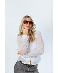 SVNX - Retro Navigator Sunglasses - Lyst