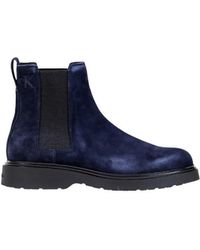 Calvin Klein - Suede Chelsea Ankle Boots - Lyst