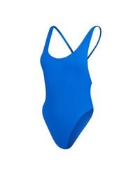Speedo - Solid Patterned One Piece Swimsuit With Spaghetti Strap - Lyst