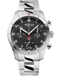 Alpina - Startimer Pilot Watch Al-372Bw4S26B Stainless Steel (Archived) - Lyst