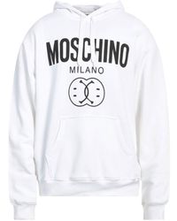 Moschino - Milano Double Smiley Hoodie Cotton - Lyst