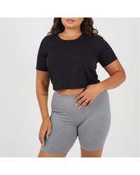 Brave Soul - Ps Crop Tee - Lyst