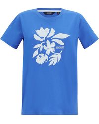 Regatta - Ladies Filandra Vx Flower Silhouette T-Shirt (Sonic) - Lyst
