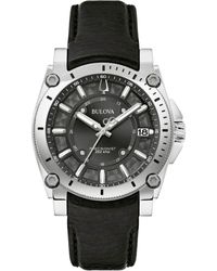 Bulova - Precisionist Icon Watch 96B416 Leather (Archived) - Lyst