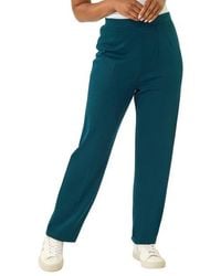 Roman - Petite Straight Leg Ponte Stretch Trouser - Lyst