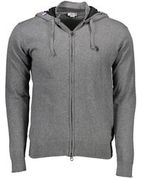 U.S. POLO ASSN. - Zipup Knit Hoodie Model - Lyst