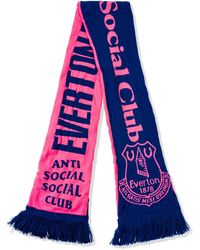 ANTI SOCIAL SOCIAL CLUB - Anti Social Club Assc X Everton Fc Evertonain Scarf - Lyst
