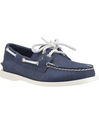 Sperry Top-Sider - Authentic 2 Eye Leather Boat Shoes - Lyst