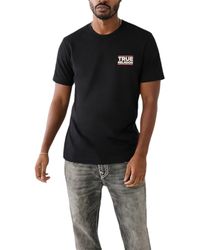 TRUE RELIGION - T Shirts Short Sleeve Buddha Summer Crew Neck Cotton Tee New - Lyst