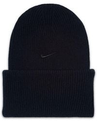 Nike - Accessories Peak Logo Embroidered Beanie - Lyst